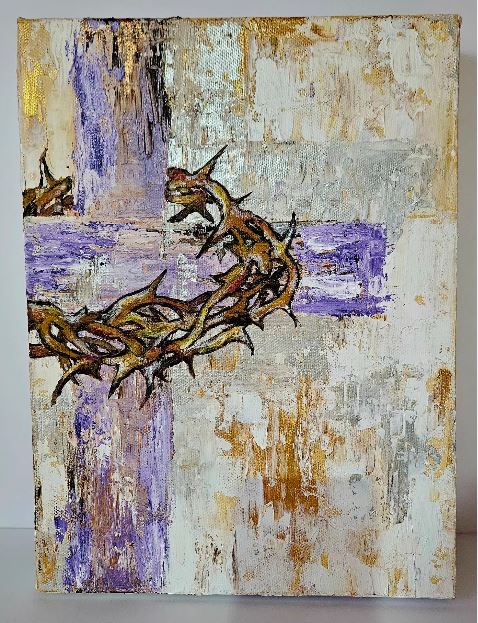 Crown of Thorns – Acrylic Painting
