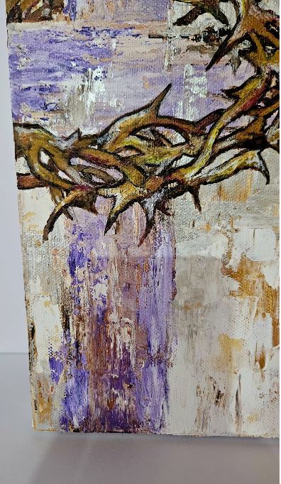 Crown of Thorns – Acrylic Painting