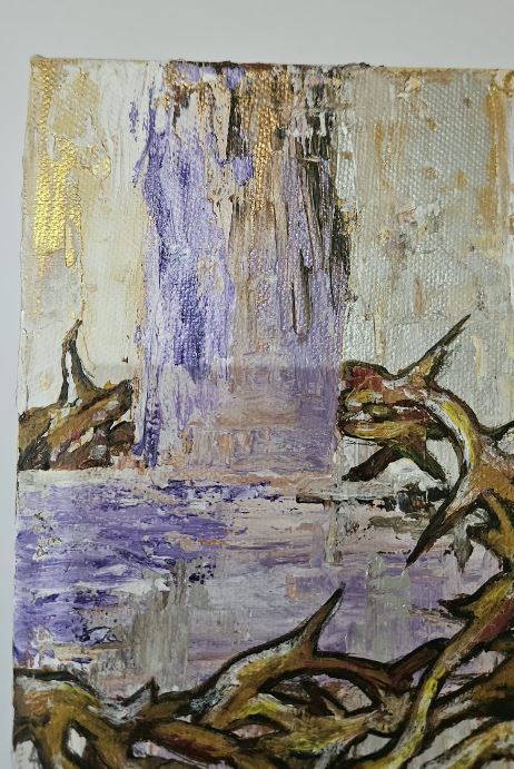 Crown of Thorns – Acrylic Painting